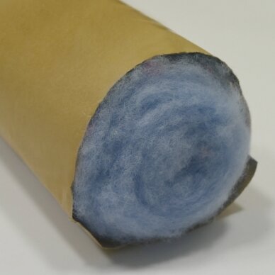 Lithuanian carded wool Color - light blue, 27 - 32 mik. (Kopija)