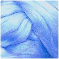 Acrylic fiber. Color- light blue. 10 g.