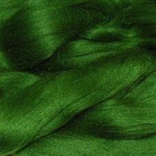 Acrylic fiber. Color- green. 10 g.