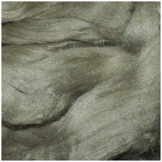 Acrylic fiber. Color- green gray. 10 g.
