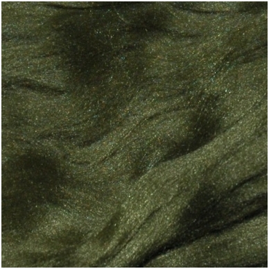 Acrylic fiber. Color- moss. 10 g.