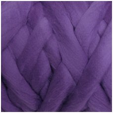 Wool tops 50g. ± 2,5g. Color - gray purple, 26 - 31 mik.