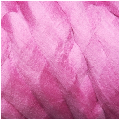 Medium Merino wool tops 50g. ± 2,5g. Color - pink , 20.1 - 23 mik.