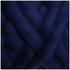 Fine wool tops 50g. ± 2,5g. Color - dark blue, 18,6 - 20 mik.