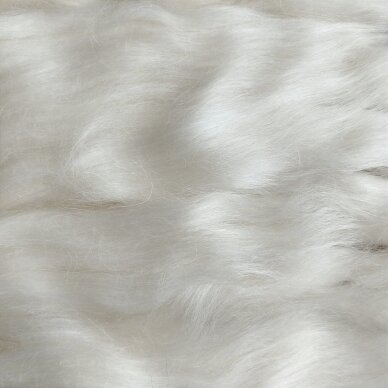 Mohera wool tops 50g. ± 2,5g. Color - white