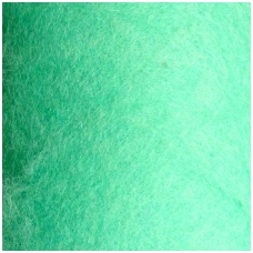 New Zealand carded wool 50g. ± 2,5g. Color - mint, 27 - 32 mik.