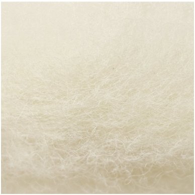 New Zealand carded wool 50g. ± 2,5g. Color - cream, 27 - 32 mik.