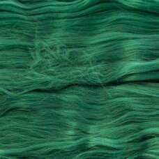 Acrylic fiber. Color- signal green. 10 g.