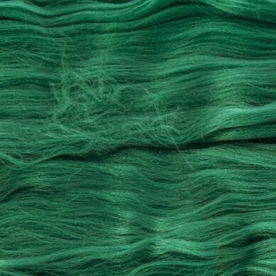 Acrylic fiber. Color- signal green. 10 g.