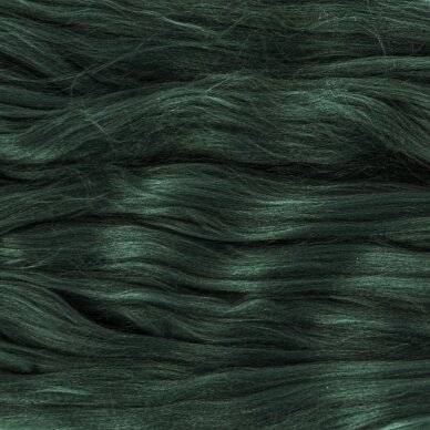 Acrylic fiber. Color- green blue. 10 g.