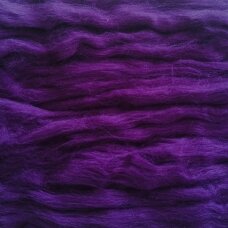Silk fiber. Color- lilac. 5 g.