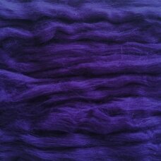Silk fiber. Color- violet. 5 g.