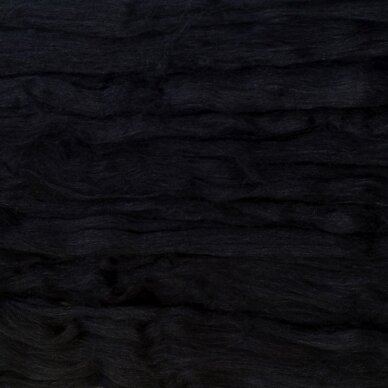 Silk fiber. Color- black. 5 g.