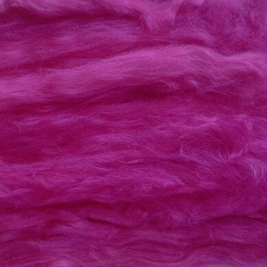 Silk fiber. Color- bright cyclamen. 5 g.