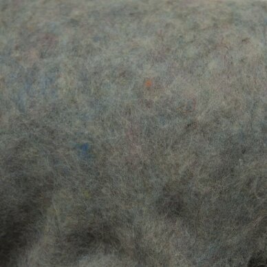 Scandinavian carded wool. Color - blue melange