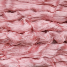 Viscose fiber. Colour- antique pink. 10g.