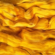 Viscose fiber. Colour- egg yellow. 10g.