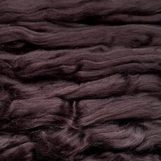 Viscose fiber. Colour- dark brown. 10g.