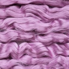 Viscose fiber. Colour- lilac. 10g.