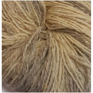 Wool yarn hank 150g. ± 5g. Color - natural white, cream, gray . 100% wool.