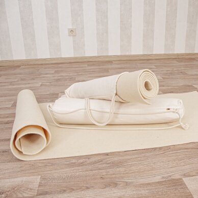 Natural WOOL Yoga mattress