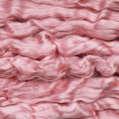 Viscose fiber. Colour- antique pink. 10g.