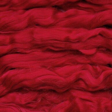 Viscose fiber. Colour- raspberry 10g.