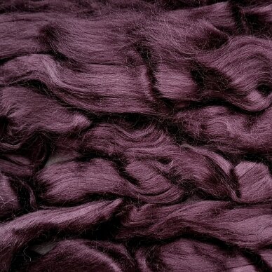 Viscose fiber. Colour- Eggplant. 10g.