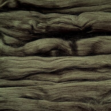 Viscose fiber. Colour- Bottle green. 10g.