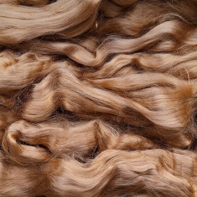 Viscose fiber. Colour- cinnamon. 10g.