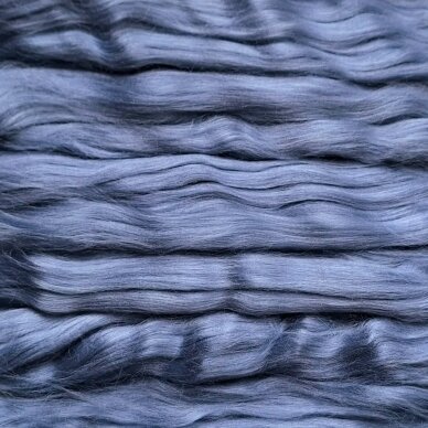Viscose fiber. Colour- sky blue. 10g.