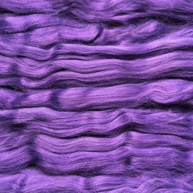 Viscose fiber. Colour- Violet. 10g.