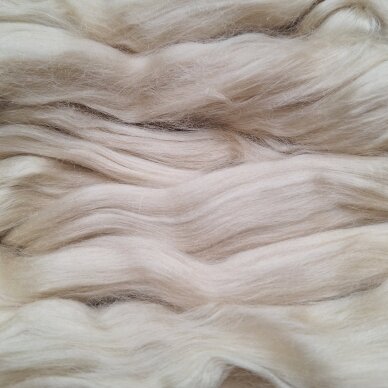 Viscose fiber. Colour- Greenish sand. 10g.